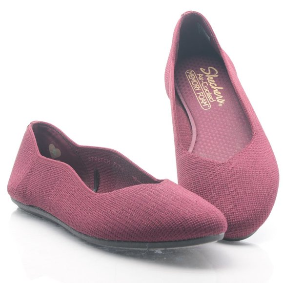 Skechers Shoes - Skechers Cleo Slip-on Ballet Flat Size US Women's 7 Burgundy